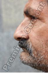 Nose Head Man Casual Slim Average Bearded Street photo references